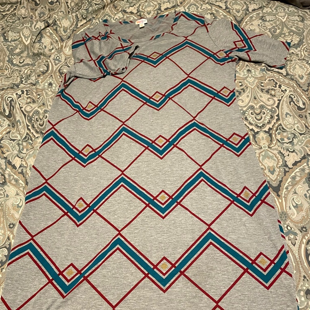 Lularoe Julia Dress 3x - Picture 3 of 5